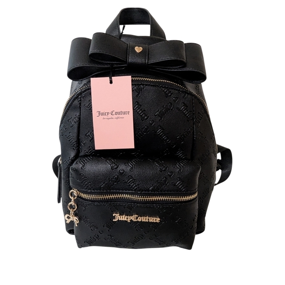Juicy Couture Black Mini Women's Backpack - Picture 2 of 9